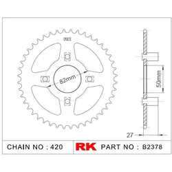 RK Kettenrad 2378 42 Zähne