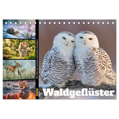 Waldgeflüster (Tischkalender 2026 DIN A5 quer), CALVENDO Monatskalender
