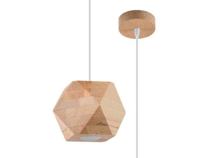 Suspension Bois Bois Naturel GU10 1 Woody