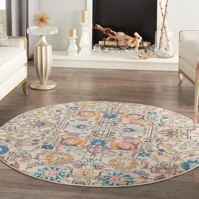 Nourison Passion Boho French Country Floral Area Rug.
