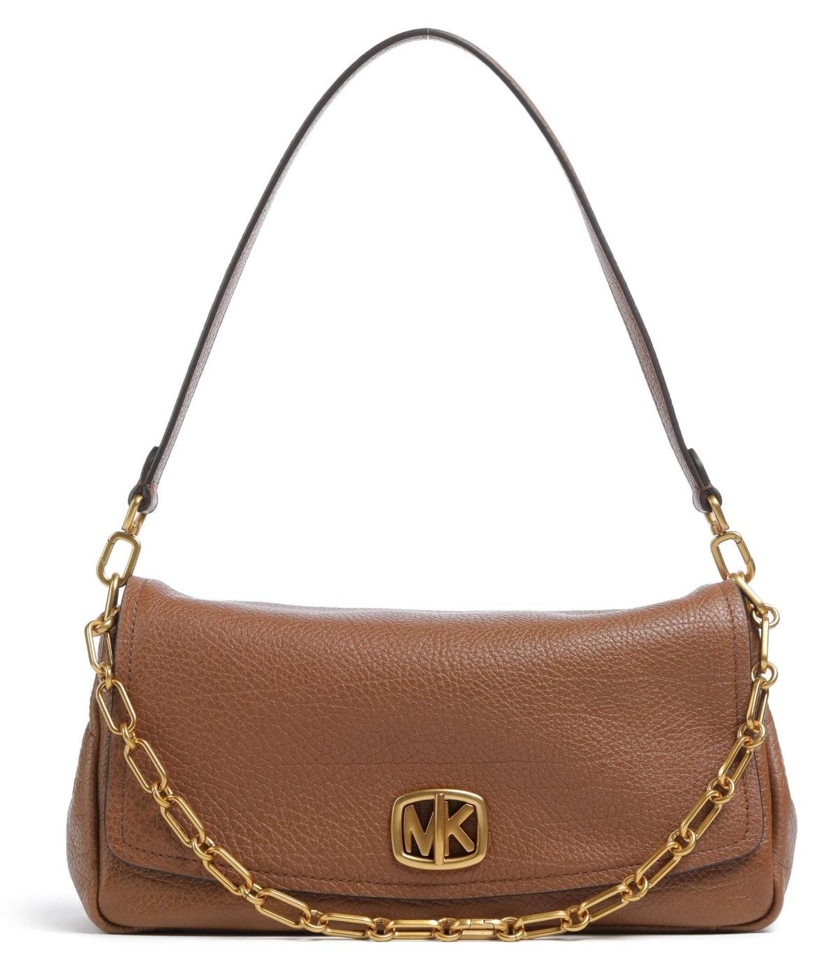 MICHAEL KORS LG TRNLK CNV CHN SHLDR Brown