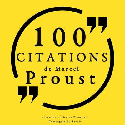 100 citations de Marcel Proust - Marcel Proust, Audio, 9782821109865