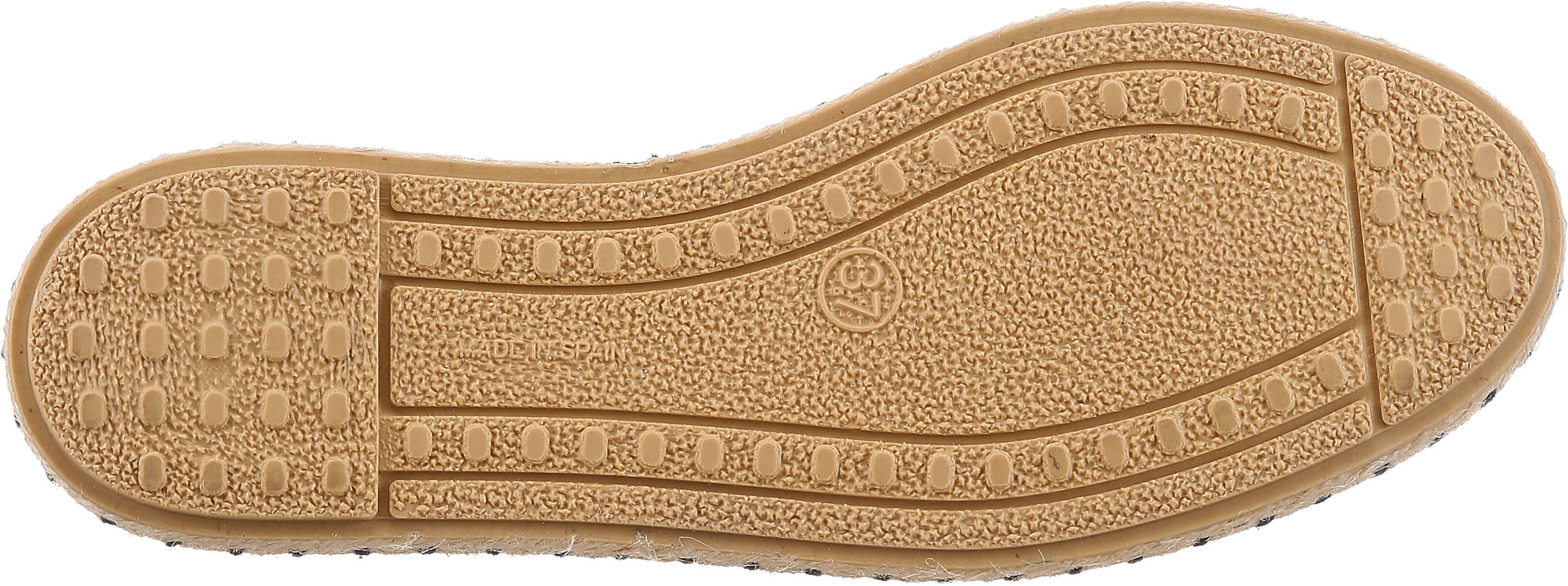 Espadrille VERBENAS "CARMEN", Damen, Gr. 40, Leder Textil, blau (blau, natur), Basic, Schuhe Espadrille, Slipper, Sommerschuh, Urlaubsschuh in maritimer Optik