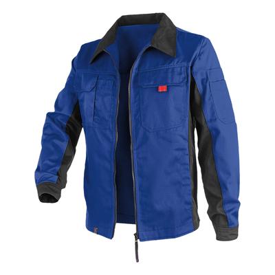 Funktionsjacke KÜBLER "Bekleidung", Herren, Gr. 44, blau (kornblau, schwarz), Obermaterial: 65% Polyester PES. 35% Baumwolle CO., Jacken Funktionsjacke