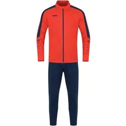 Jako Trainingsanzug Polyester Power - flame/marine - 42