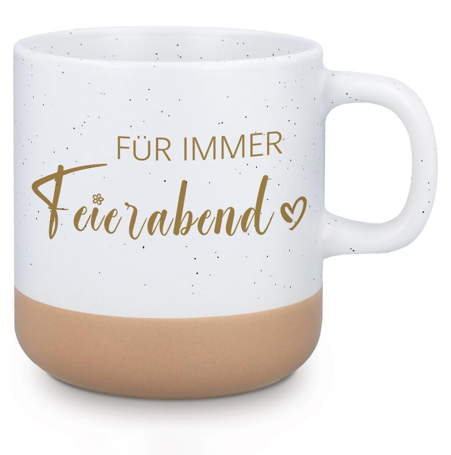 Mokken Set met Grappige Scoop - Keramische Koffiemok - 350 ml