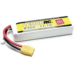 LemonRC LRC 3S 6300 - LiPo Akku 6300 - 11.1V (35C) - Akku (6300 mAh, 11.10 V)