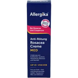 Allergika Anti-Rötung Rosacea Creme Med 30 ML