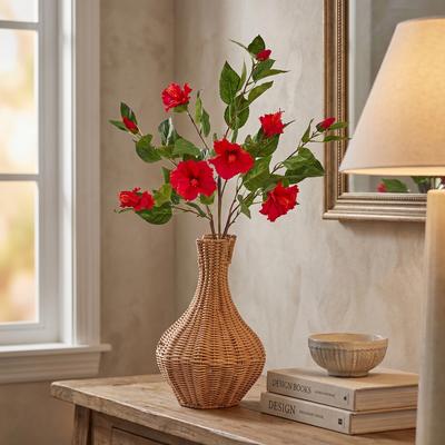 Regency International "Double Hibiscus & Bud 29"" Set of 3"