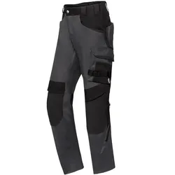 Bundhose "1825-032" Bplus Modern Stretch - 64 - anthrazit/schwarz