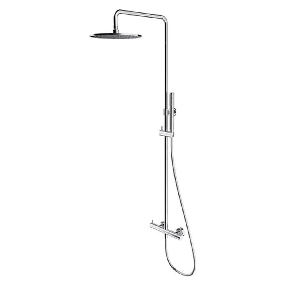Omnires y - doucheset met kraan, diameter 25 cm, chroom (Y1244MCR)