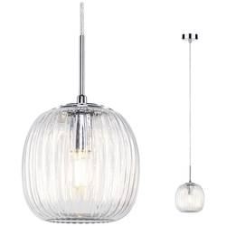 Paulmann Ruya 71143 Pendelleuchte E14 Glas, Chrom