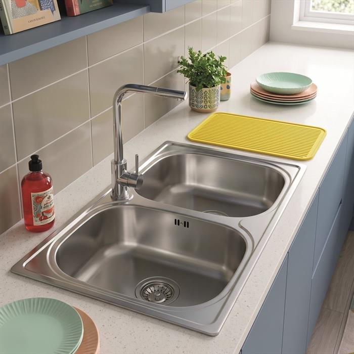 GLEM GAS Miscelatore Con Doccia E Canna A Ponte Mixtdcr-cromato