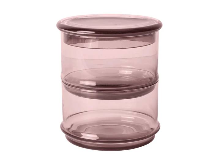 Ferm Living Boya boîtes empilables 2 pièces, mauve