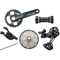 SHIMANO SLX MTB Gruppe M7100 1x12-fach | FC-M7120 Kurbel | 10-45 Zähn