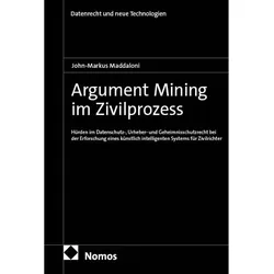 Argument Mining im Zivilprozess, Fachbücher von John-Markus Maddaloni