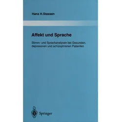 Affekt und Sprache, Fachbücher von Hans H. Stassen