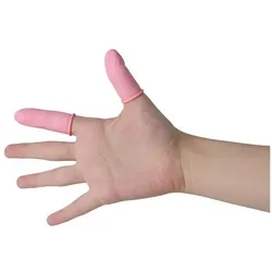 Wetec, Schutzhandschuhe, Fingerlinge, pink, antistatisch, texturiert, M (M)