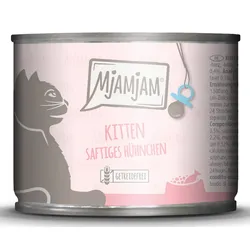 MjAMjAM Kitten saftiges Hühnchen mit Lachsöl 6x200 g