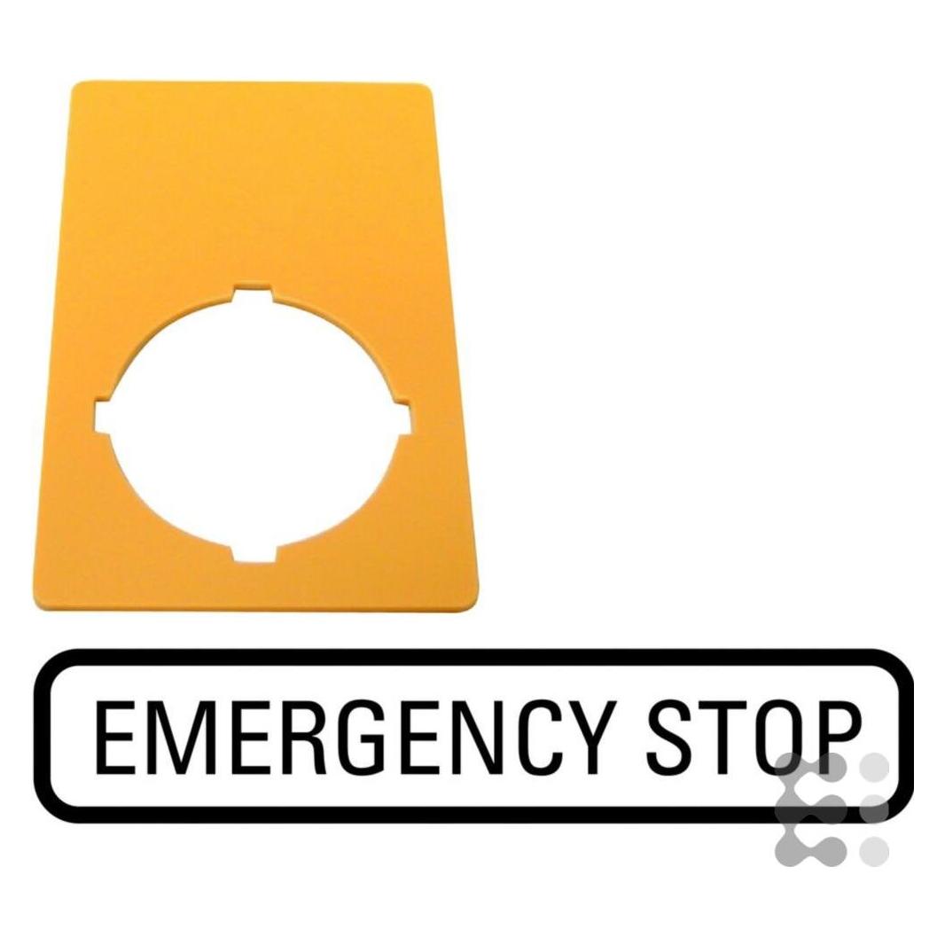 Eaton Not-Halt-Schild 33x50mm GB EmergencyStop (M22-XZK-GB99)