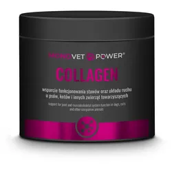 JM SANTE Monovet Power Collagen 120g unterstützt die Funktion des Bewegungsapparates von Hunden und Katzen