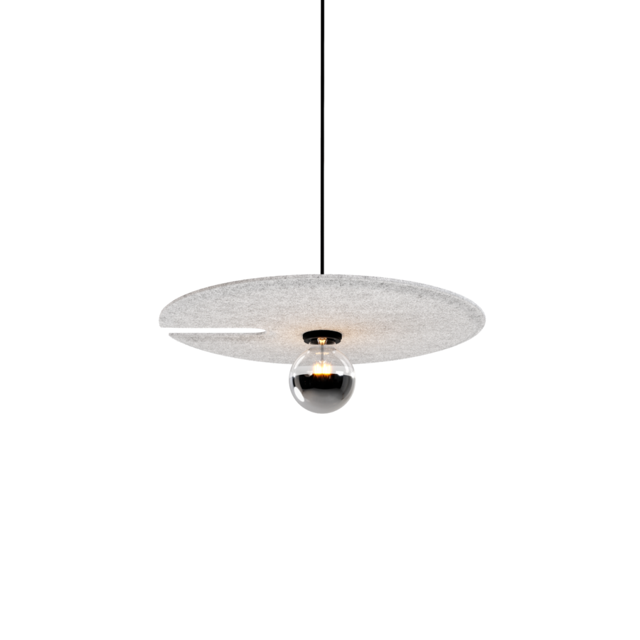 Wever & Ducré Pendelleuchte MIRRO SOFT CEILING SUSP 2.0 E27 MF 6.0m marmorgrau 6345E0MF0 5404037357239