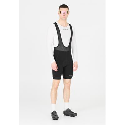 Radhose ENDURANCE "Brillant", Herren, Gr. M, EURO-Größen, schwarz, 75% Polyamid, 25% Elasthan, unifarben, Hosen, mit praktischen Trägern und hoher Funktionalität