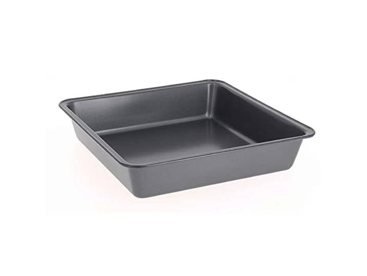 De Buyer - Moule carré en acier antiadhésif - 22\,5 x 22\,5 x 5 cm -\, Noir