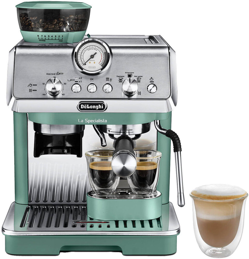 DeLonghi Specialista Arte Bean to Cup Manual Coffee Machine Green