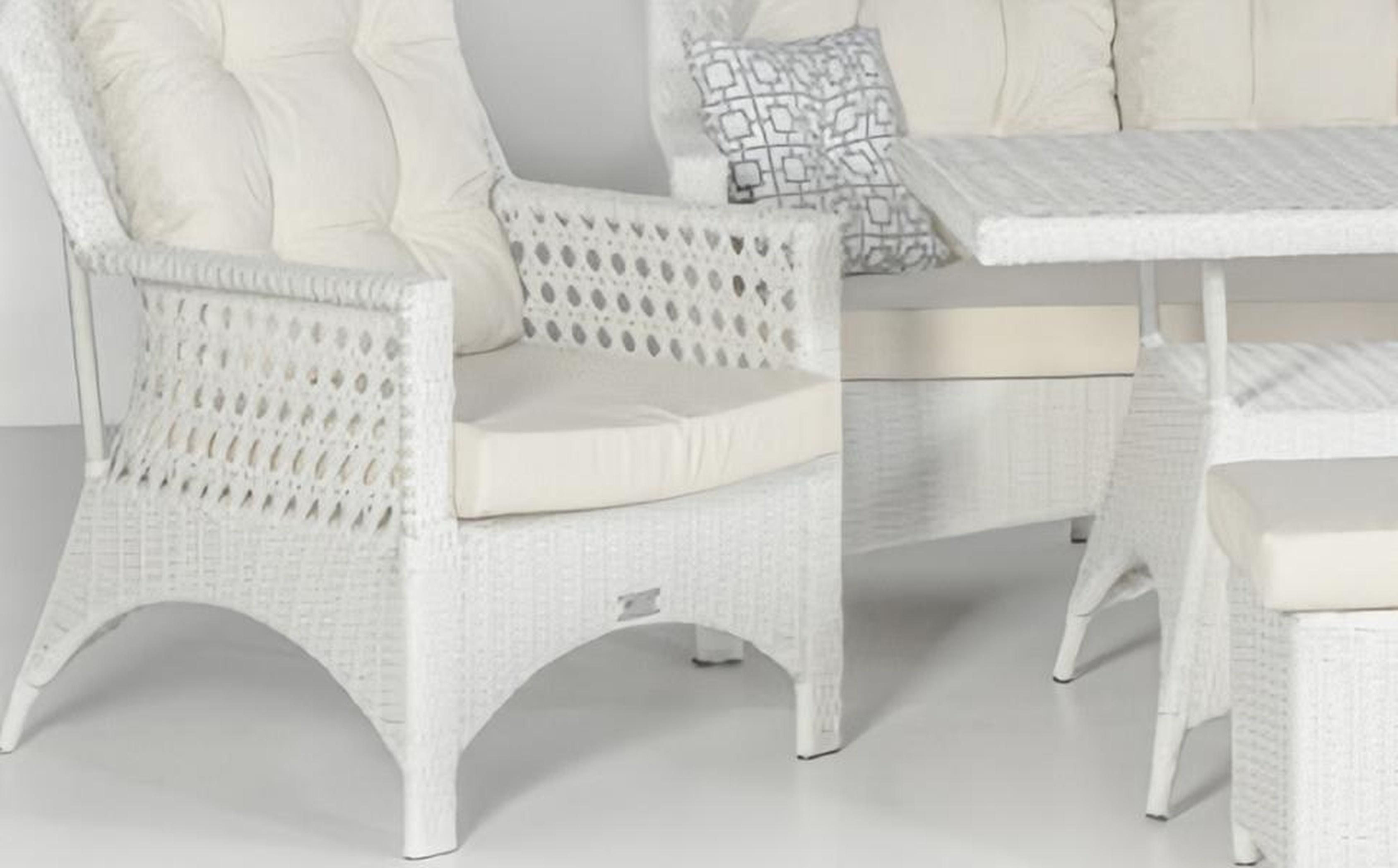 Eleganz GartenMöbel Sofa Sessel Couchtisch Vielseitigkeit Pflegeleichtigkeit