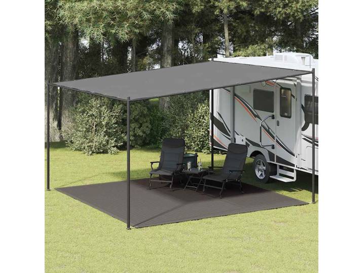 vidaXL Zeltteppich 400x400 cm Anthrazit