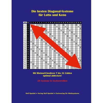 Die besten Diagonal-Systeme für Lotto und Keno, Taschenbuch von Rolf Speidel, BoD – Books on Demand, 978-3-7693-1348-2