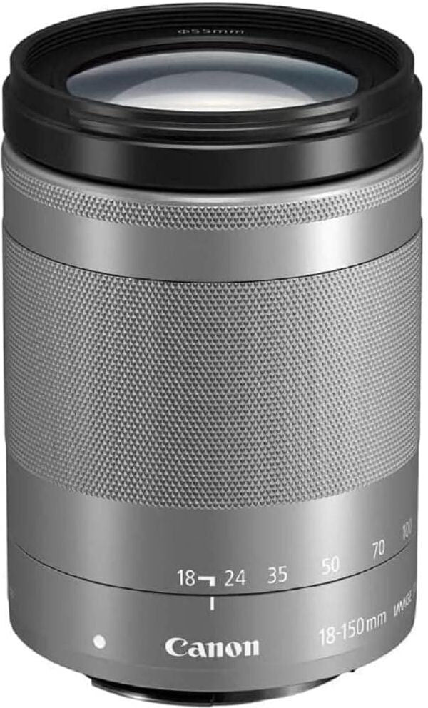 Canon EF-M 18 - 150 mm f/3.5-6.3 IS STM Lens - Silver, Used - Very Good