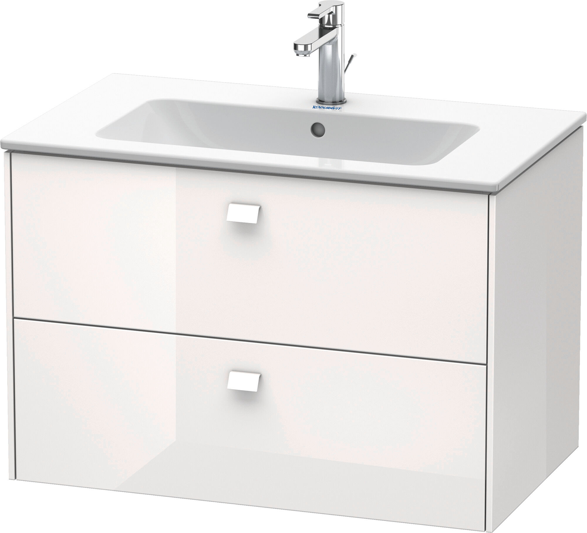 Brioso Duravit BR410202222 820x553 mm, blanc brillant, 2 tiroirs