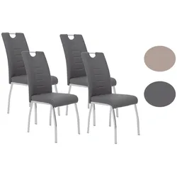 StuhL-Set Andrea Grau 4er-Set