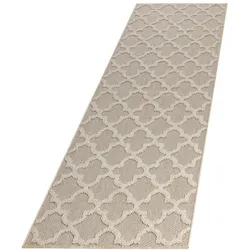 Teppich Outdoor IMST in Beige, im Skandi-Stil, 80 x 250 cm