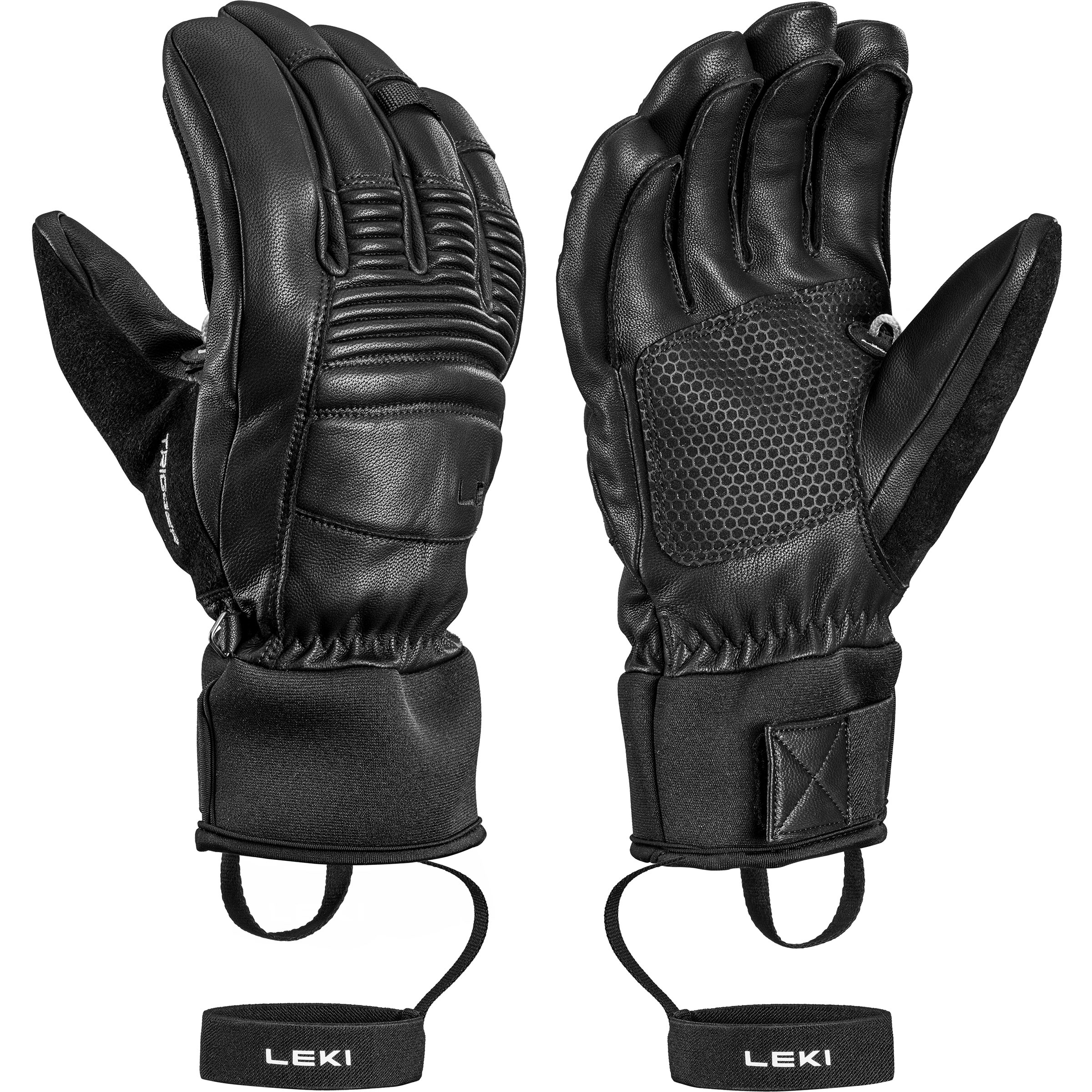 Leki Tyton Pro TR Skihandschuhe schwarz Größe 9 Skifahren Wasserabweisend Primaloft