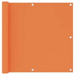 vidaXL Balkon-Sichtschutz Orange 90x500 cm Oxford-Gewebe