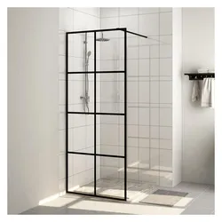 vidaXL, Duschkabine + Duschwand, Winter (Transparent) (80 cm, 80 cm, 195 cm)