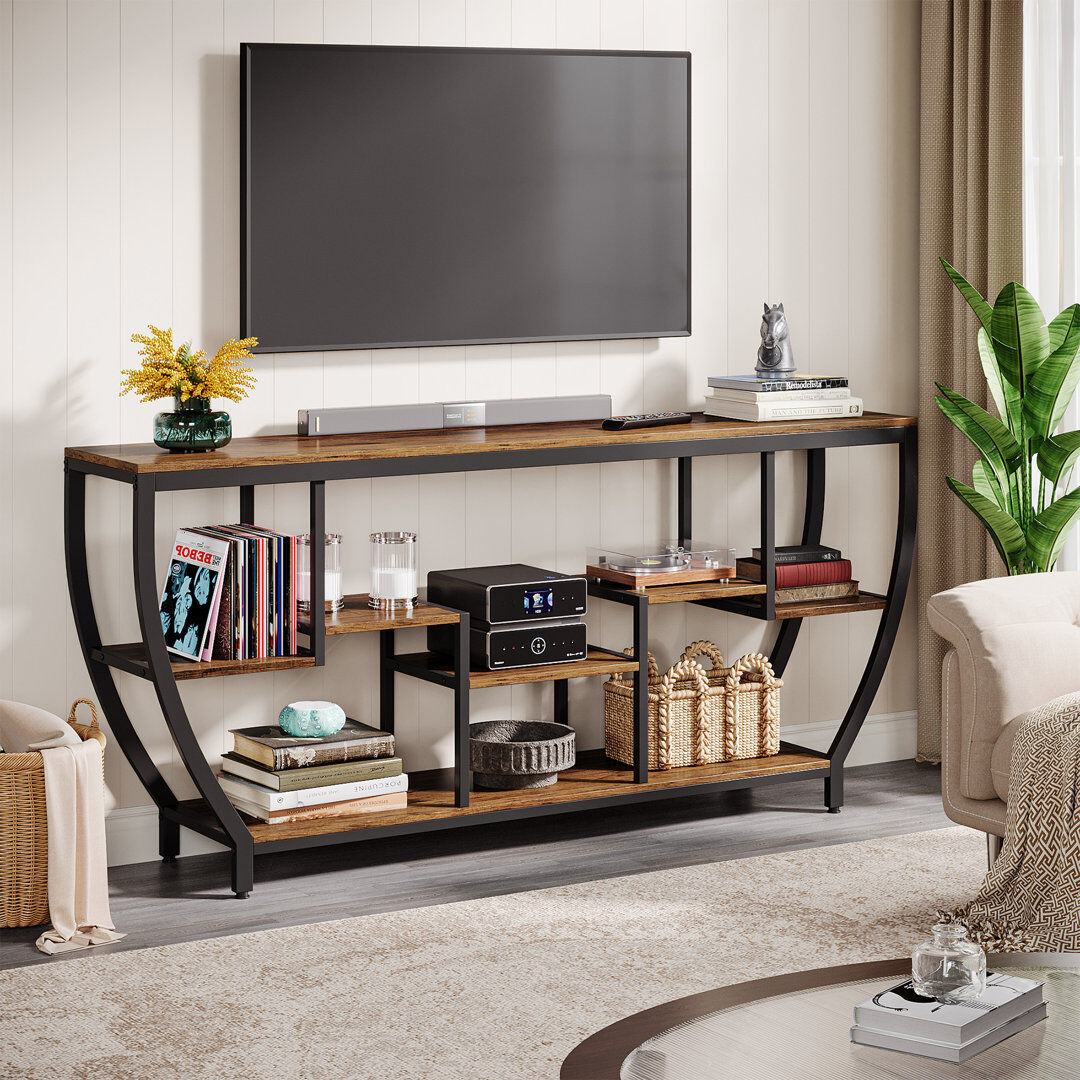 Blue Elephant TV Stand for TVs up to 78" Rustic Brown 78"