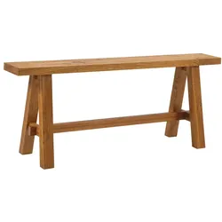 Massivholz Bank Landhaus Stil aus Wildeiche 110x45x27 cm
