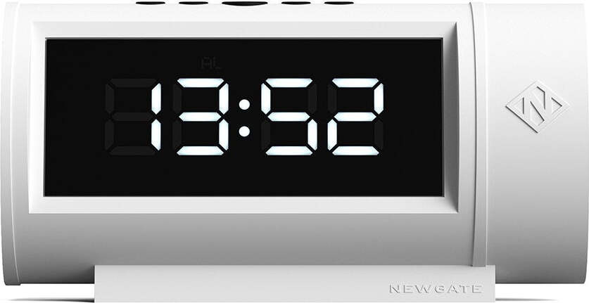 Newgate Pil LED wekker - Wit