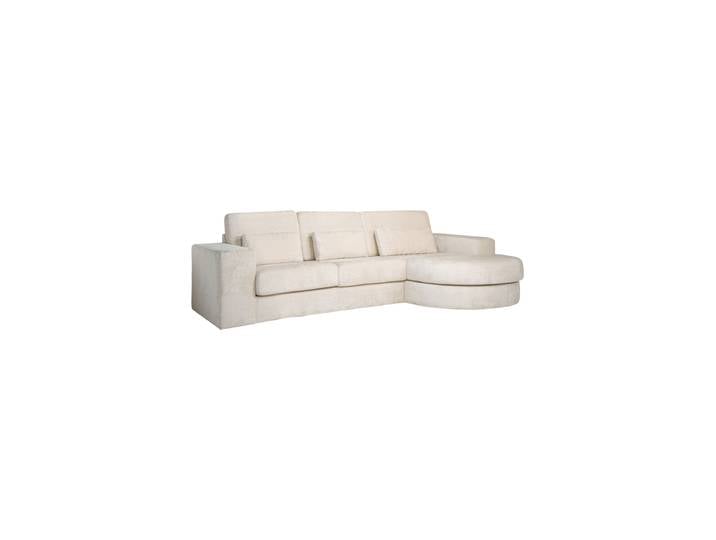 Design Ecksofa „Felix“ mit abnehmbaren Bezügen Weiß Richmond Interiors