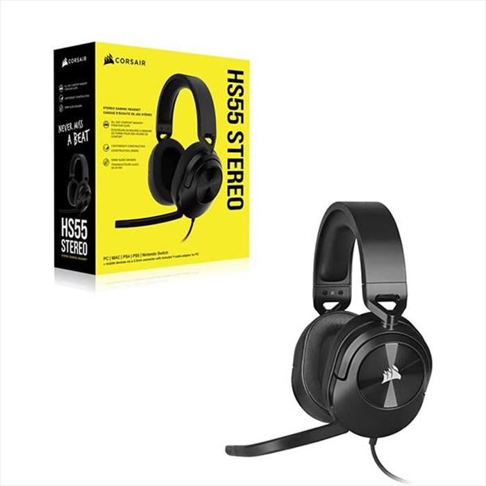 Corsair Cuffia Gamer Hs55 Stereo-carbonio