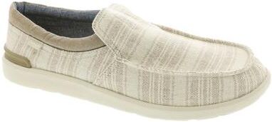Sanuk Hangout Lite Stripe - Mens 8.5 Bone Slip On Medium