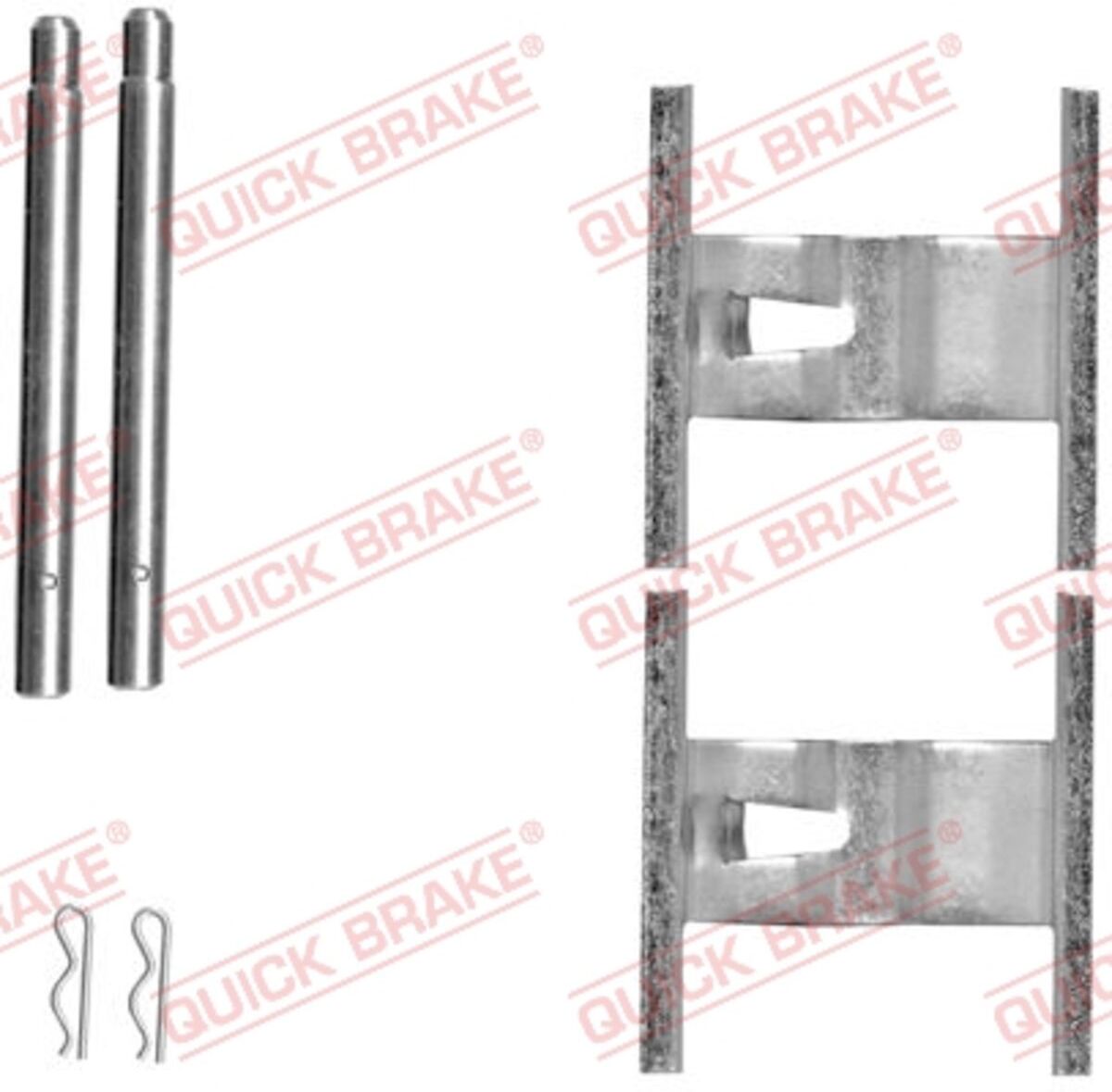 Quick Brake Set di accessori, pastiglia del freno a disco 109-1660