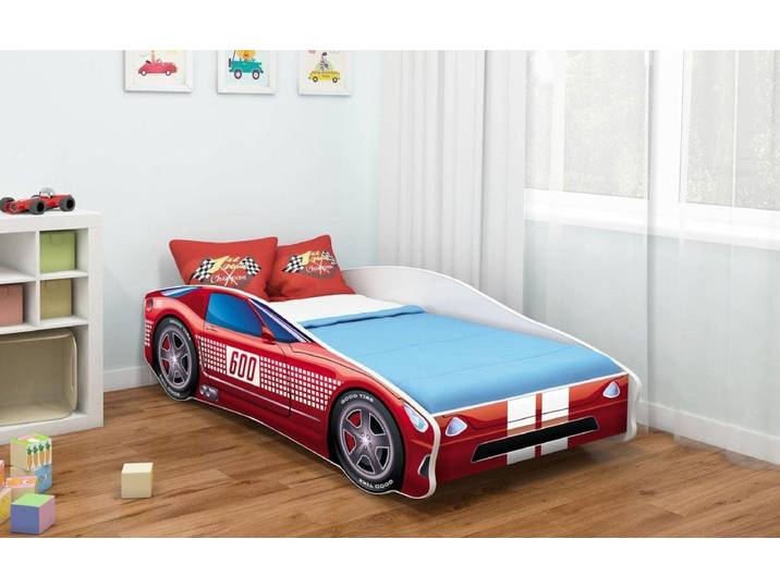 Kinderbett Car mit verschiedenen Motiven - 160x80 - Superteam - Luxusbetten24