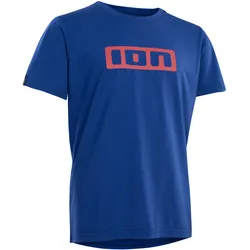 ION, Unisex, Velotrikot, Tee Logo SS DR (140), Blau, 140