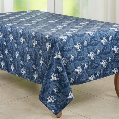 Saro Lifestyle Sea Coral Design Tablecloth