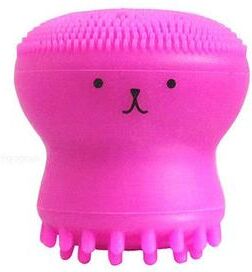 Useful Little Things Manual Silicone Facial Cleansing Brush And Exfoliator Pore Cleaner rose
